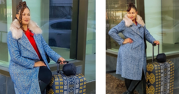 Black Entrepreneur Launches Line Of Luggage Covers, Travel Accessories That Celebrate African Culture Teya Dalton, founder of The Passport Hustle